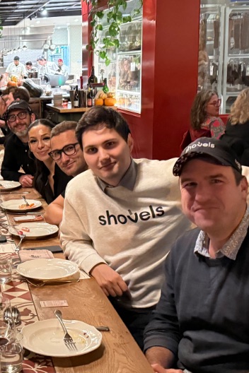Shovels team dinner 2