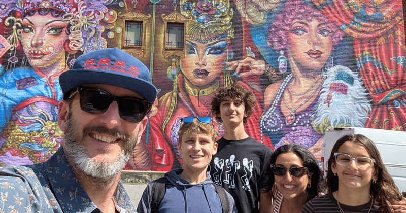 Morgan's family trip to New England