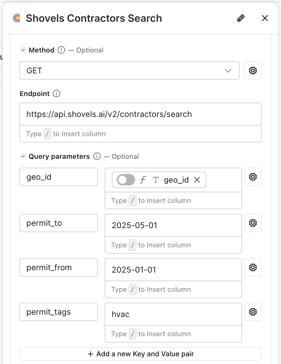 You can pull up the contractors you're looking for and easily build profiles for outreach