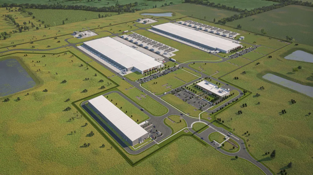 Meta’s data center in Montgomery, Alabama. Up the state, Birmingham passed a strict ordinance with conditions for future data centers. Image: Meta.