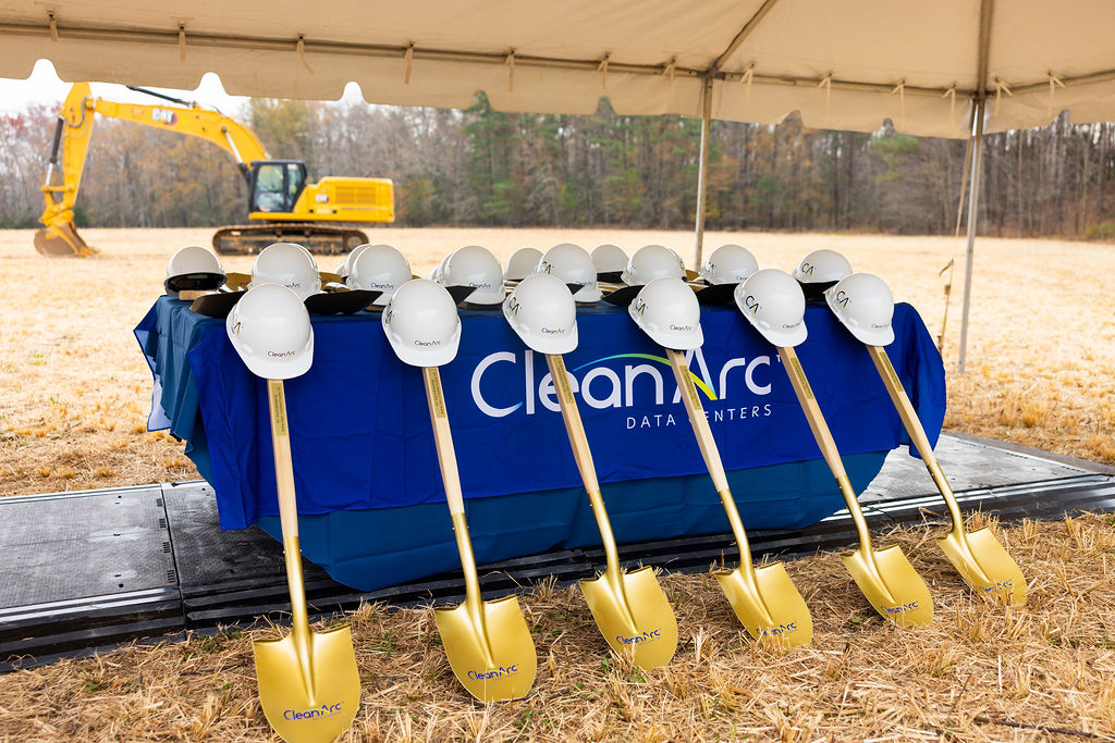 CleanArc data center groundbreaking ceremony