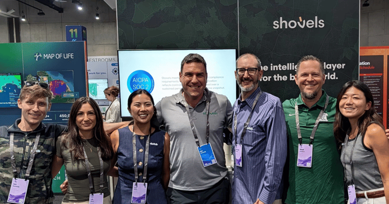 Shovels team at the Esri user conference