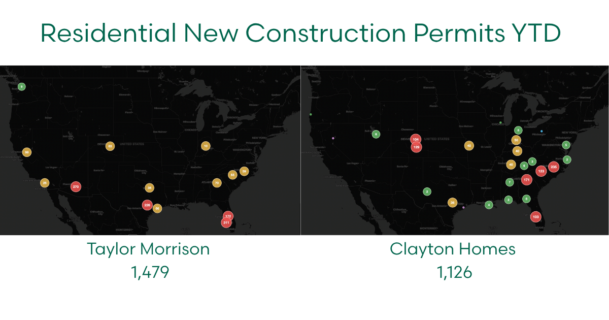Residential new construction comparison: Taylor Morrison & Clayton Homes