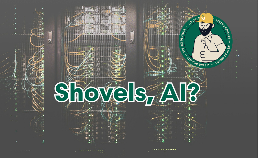 The overview of using AI to power the Shovels platform.